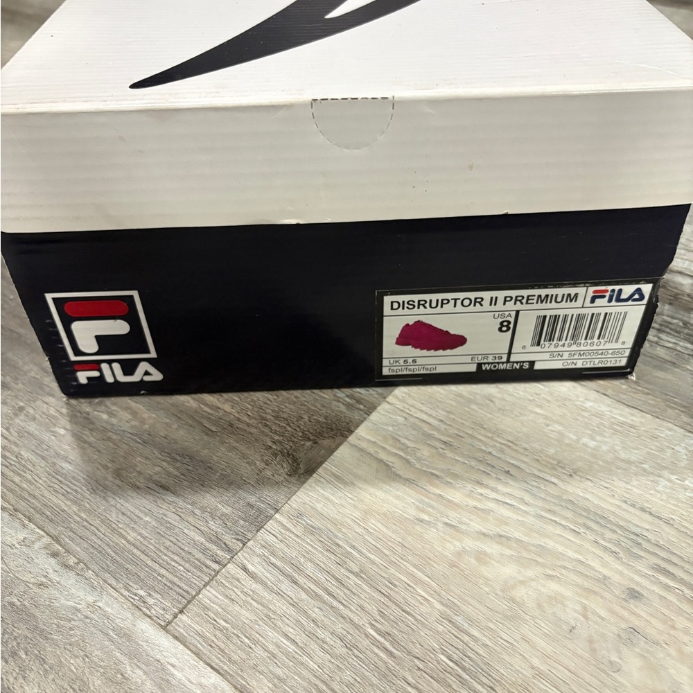 Pink FILA Wedges